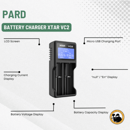 pard battery charger xtar vc2