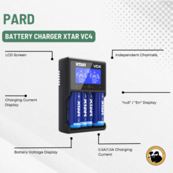 pard battery charger xtar vc4