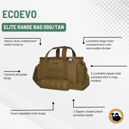 ecoevo elite range bag