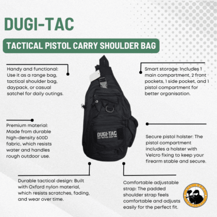 dugi-tac tactical pistol carry shoulder bag
