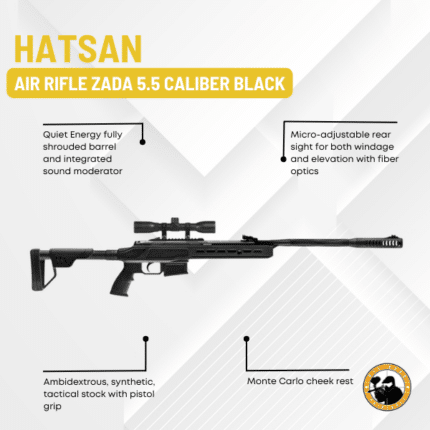 hatsan air rifle zada 5.5 caliber black
