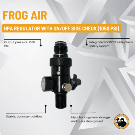 dye-hard paintball hpa regulator with on/off (1050 psi)
