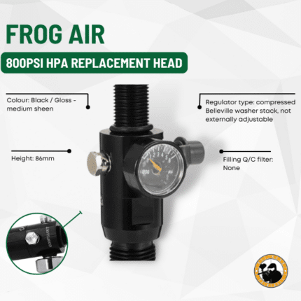 frog air 800psi hpa tank regulator replacement head
