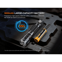 fenix tk25r flashlight 3600 lumen