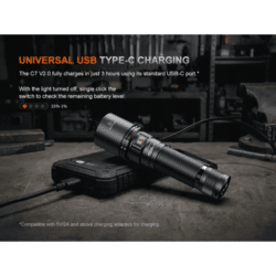 fenix flashlight c7 v2 3300 lumen 575m