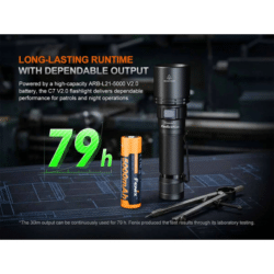 fenix flashlight c7 v2 3300 lumen 575m