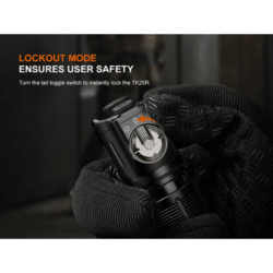 fenix tk25r flashlight 3600 lumen