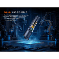 fenix flashlight c7 v2 3300 lumen 575m
