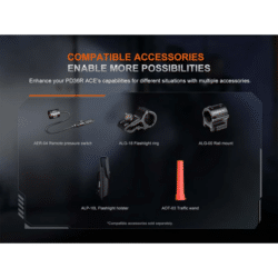 fenix pd36r ace led flashlight 2800 lumen