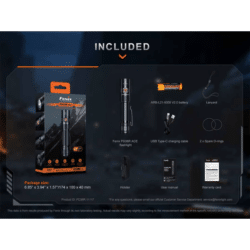 fenix pd36r ace led flashlight 2800 lumen