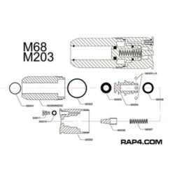 m0009 lower section - m68m203