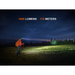 fenix hm60r v2.0 rechargeable headlamp 1600 lumen black