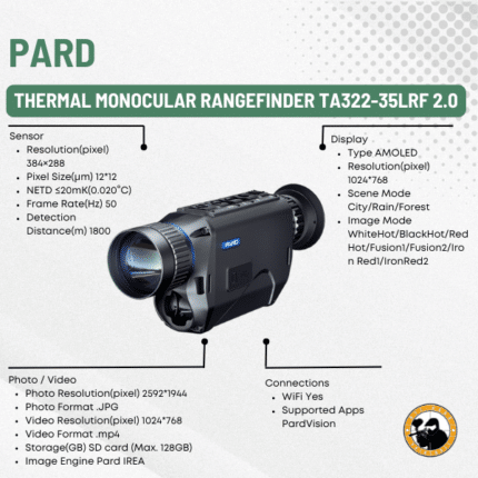pard thermal monocular rangefinder ta322-35lrf 2.0