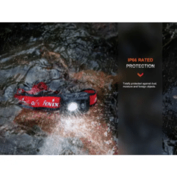fenix hl16 led headlamp black 450 lumens