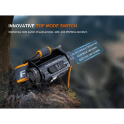 fenix hm60r v2.0 rechargeable headlamp 1600 lumen black