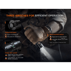 fenix pd36r ace led flashlight 2800 lumen