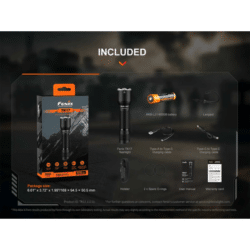 fenix tk17 tactical flashlight 3600 lumen