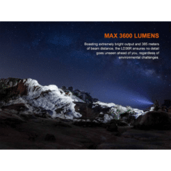 fenix ld36r multicolour flashlight 3600 lumen