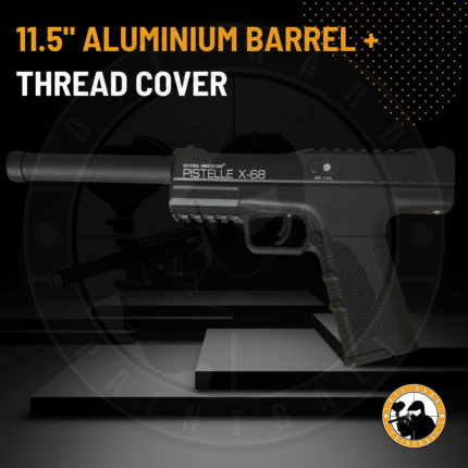 pistelle x-68 11.5" alu barrel and muzzle cover