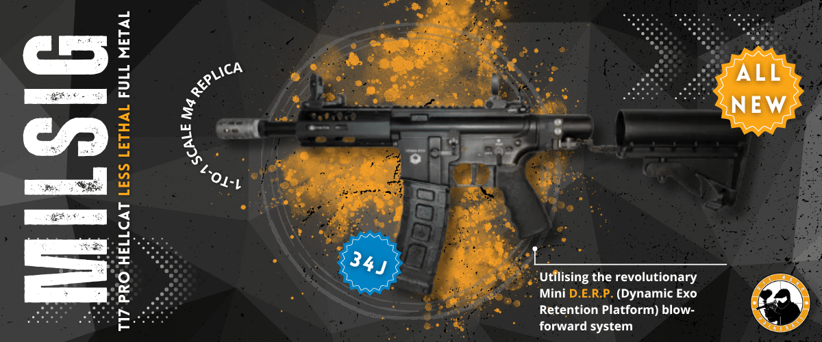 milsig t17 pro hellcat less lethal full metal