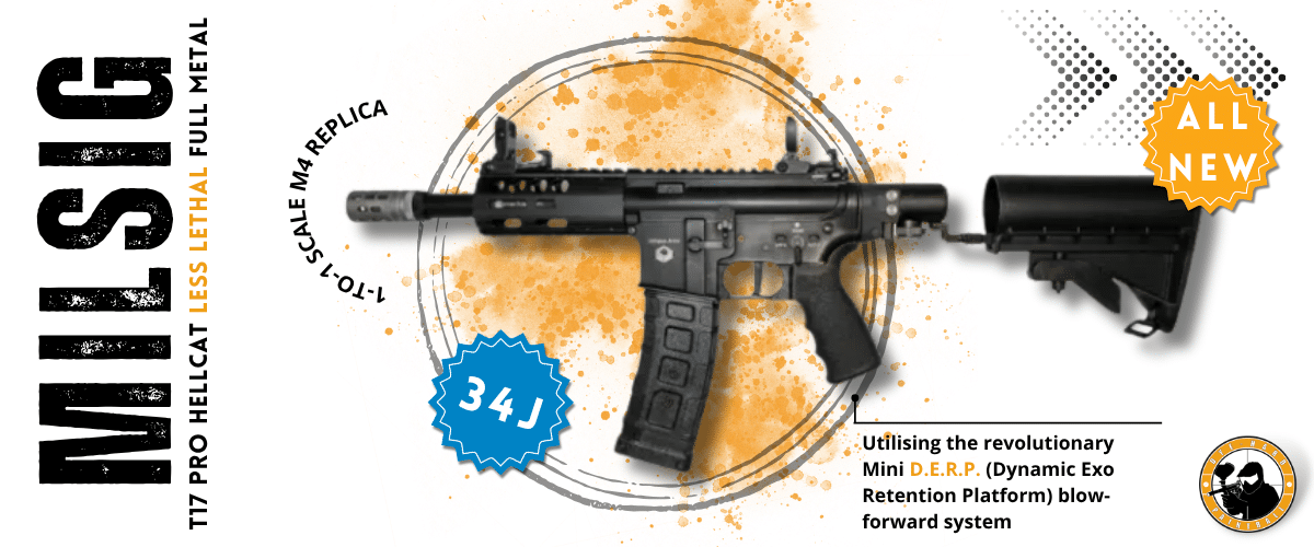milsig t17 pro hellcat less lethal full metal