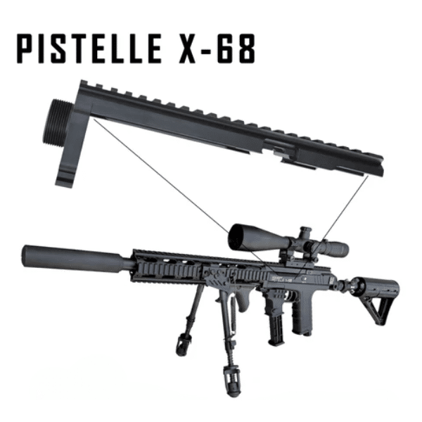 pistelle x-68 tuning chamber rail buttstock adapter compact/standard (copy)