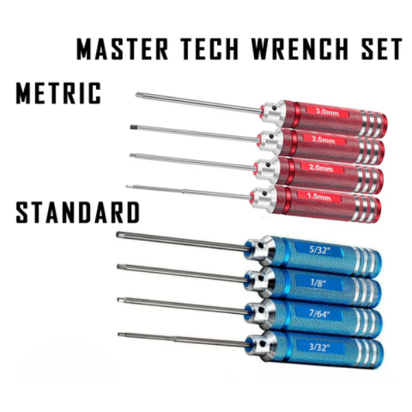 master tech hex driver, allen wrench (metric and standard complete set)