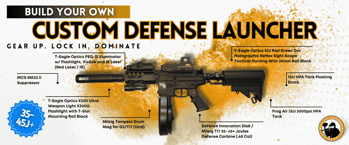 build your own custom defense launcher