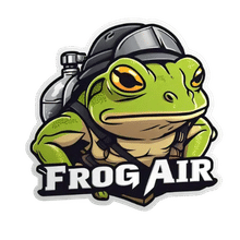 frog air logo design
