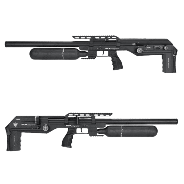 fx airguns air rifle leopard .22 exp black sniper bottle