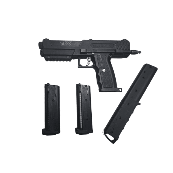 tippmann tipx (tpx) 0.68 caliber black with remote adapter installed (used)