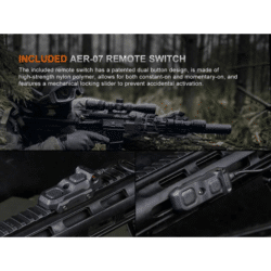 fenix gl30r weapon-mounted flashlight
