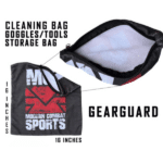 gearguard microfiber cleaning & storage bag – 16" × 16"
