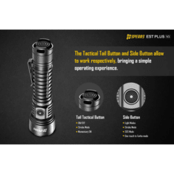 speras est plus v3 tactical flashlight kit – 3000 lumens – 800m