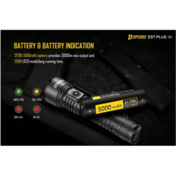 speras est plus v3 tactical flashlight kit – 3000 lumens – 800m