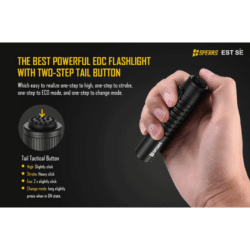 speras est se edc flashlight – 1500 lumens – 326m