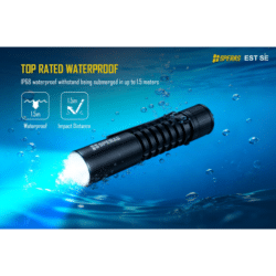speras est se edc flashlight – 1500 lumens – 326m