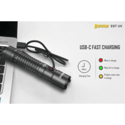speras est uv dual-source tactical flashlight – 2300 lumens – 365nm uv