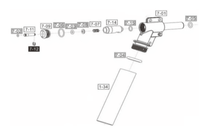 umarex part 7-05 o-ring 6x1.5